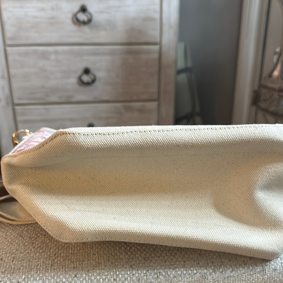 Vineyard Vines Cream and Pink Tote Bag - Picture 7 of 11